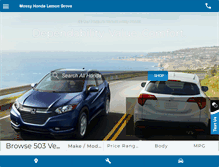 Tablet Screenshot of mossyhondalemongrove.com